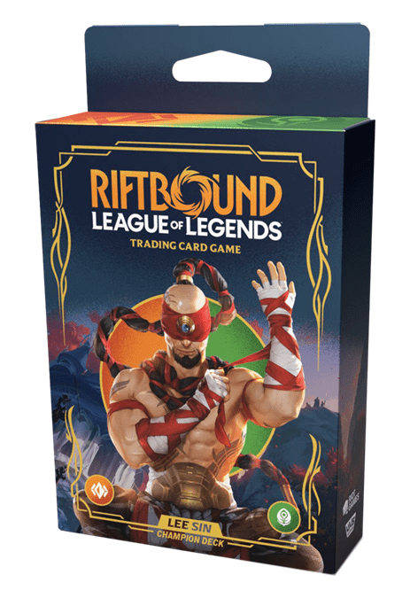 Preorder Riftbound TCG: Set 1- Origins- Champion Deck - Lee Sin