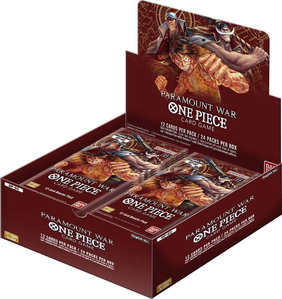 One Piece Trading Card Game - Booster Box - Paramount War (OP02)