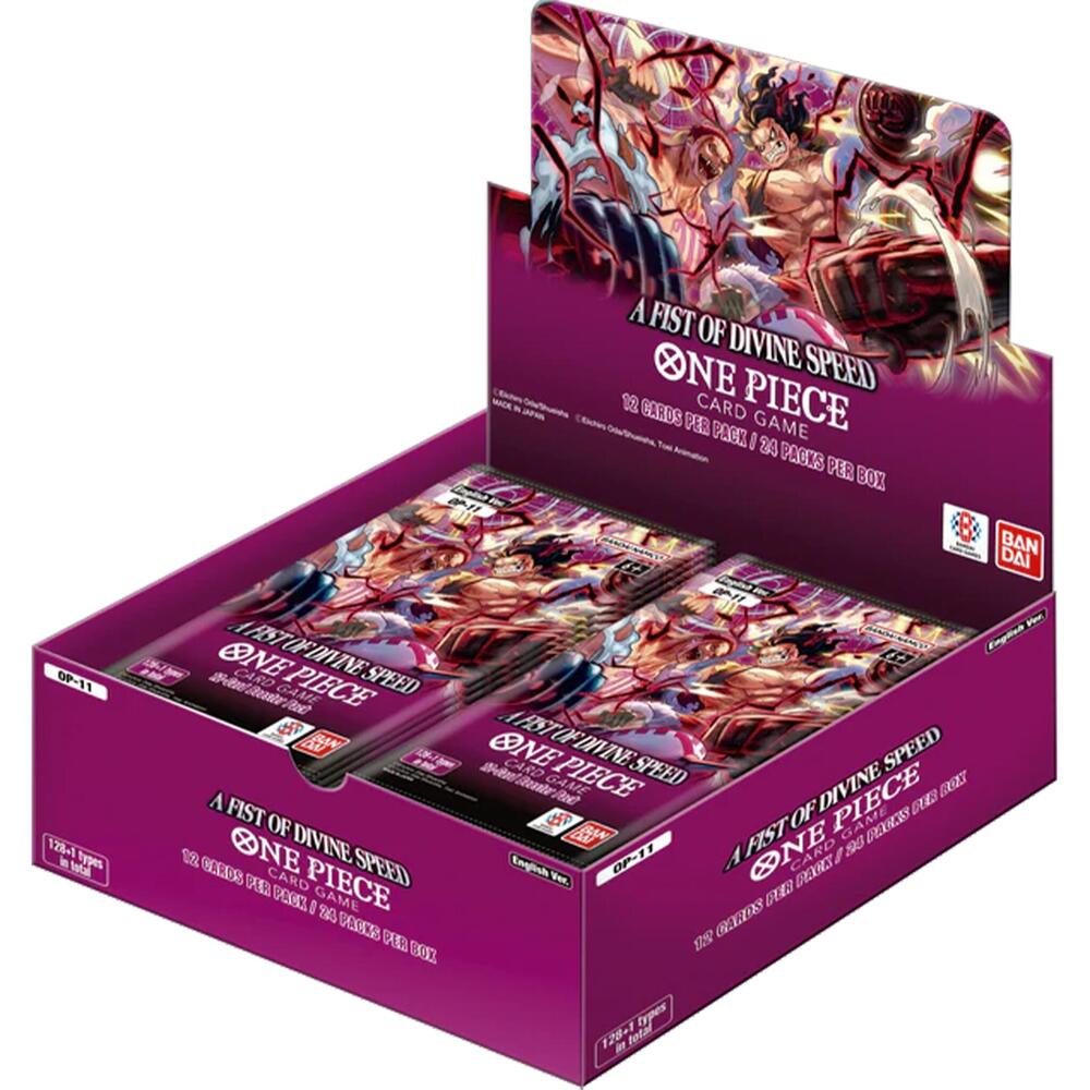 One Piece Trading Card Game Booster Box - A Fist of Divine Speed (OP11)
