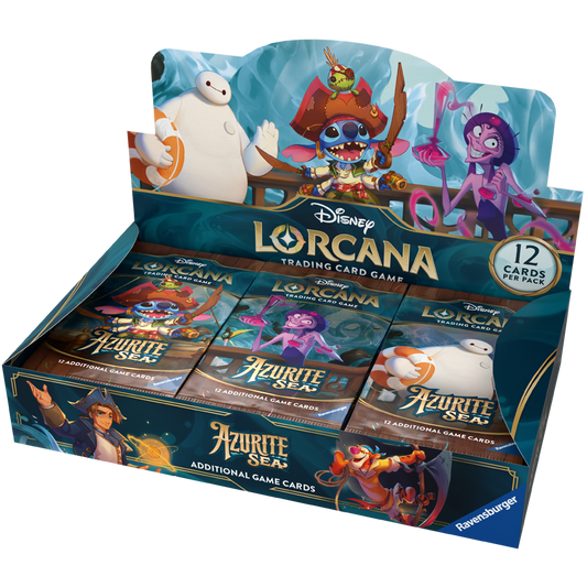 Disney Lorcana: Azurite Sea Booster Case (4 Boxes)