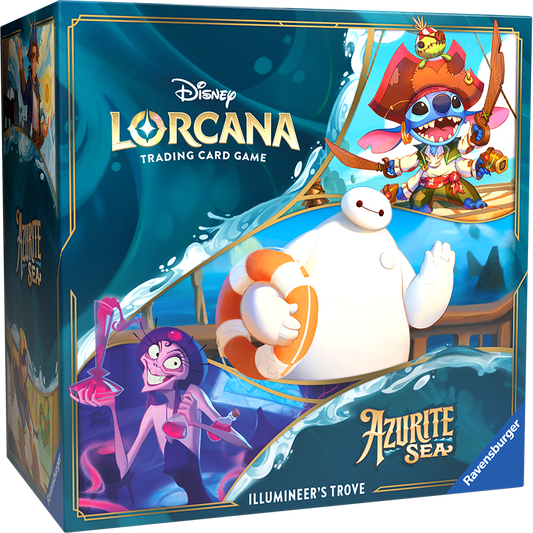 Disney Lorcana: Azurite Sea Illumineer's Trove Case (4 Troves)