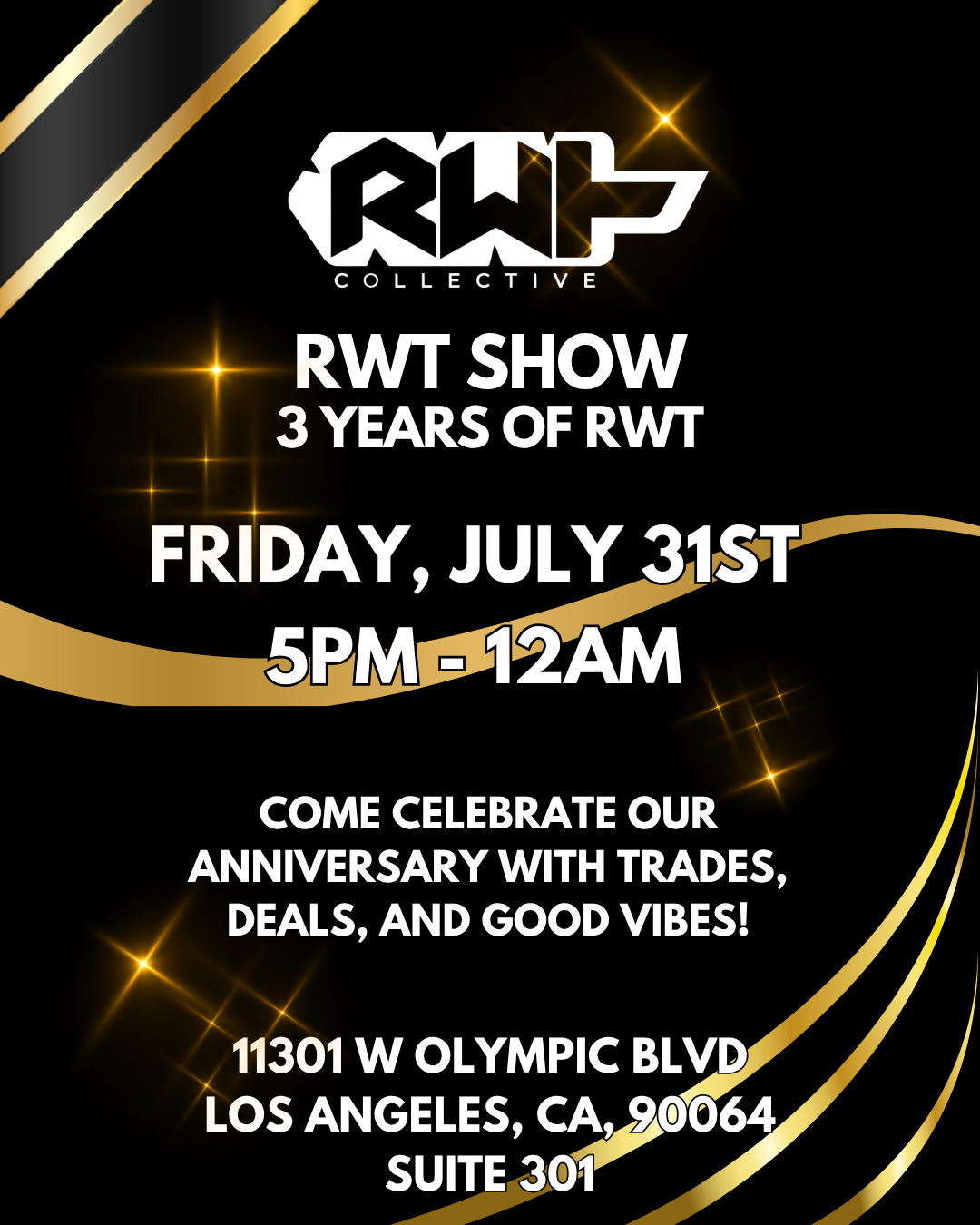 RWT SHOW - 3 Years of RWT - Event Ticket