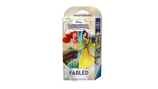 (PREORDER) Disney Lorcana: Fabled Singer-Player Deck (Amber/Sapphire)
